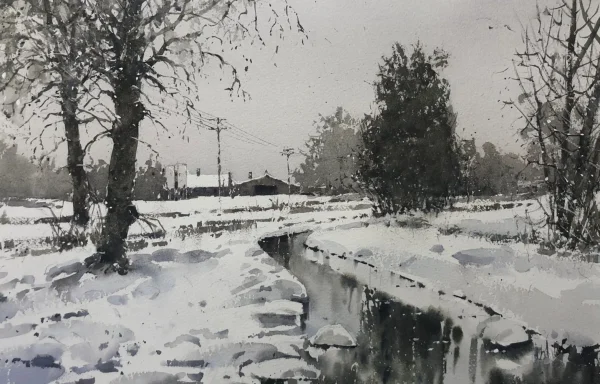 Online Watercolor Workshop With Amid el Haddad (Wed., April 16) - Image 9